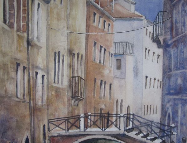 Venedig, 2014, 45 x 32 cm, Ingrespapier