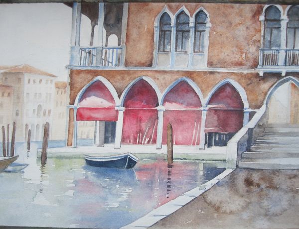 Venedig - Pescheria, 2014, 45 x 32 cm, Ingrespapier