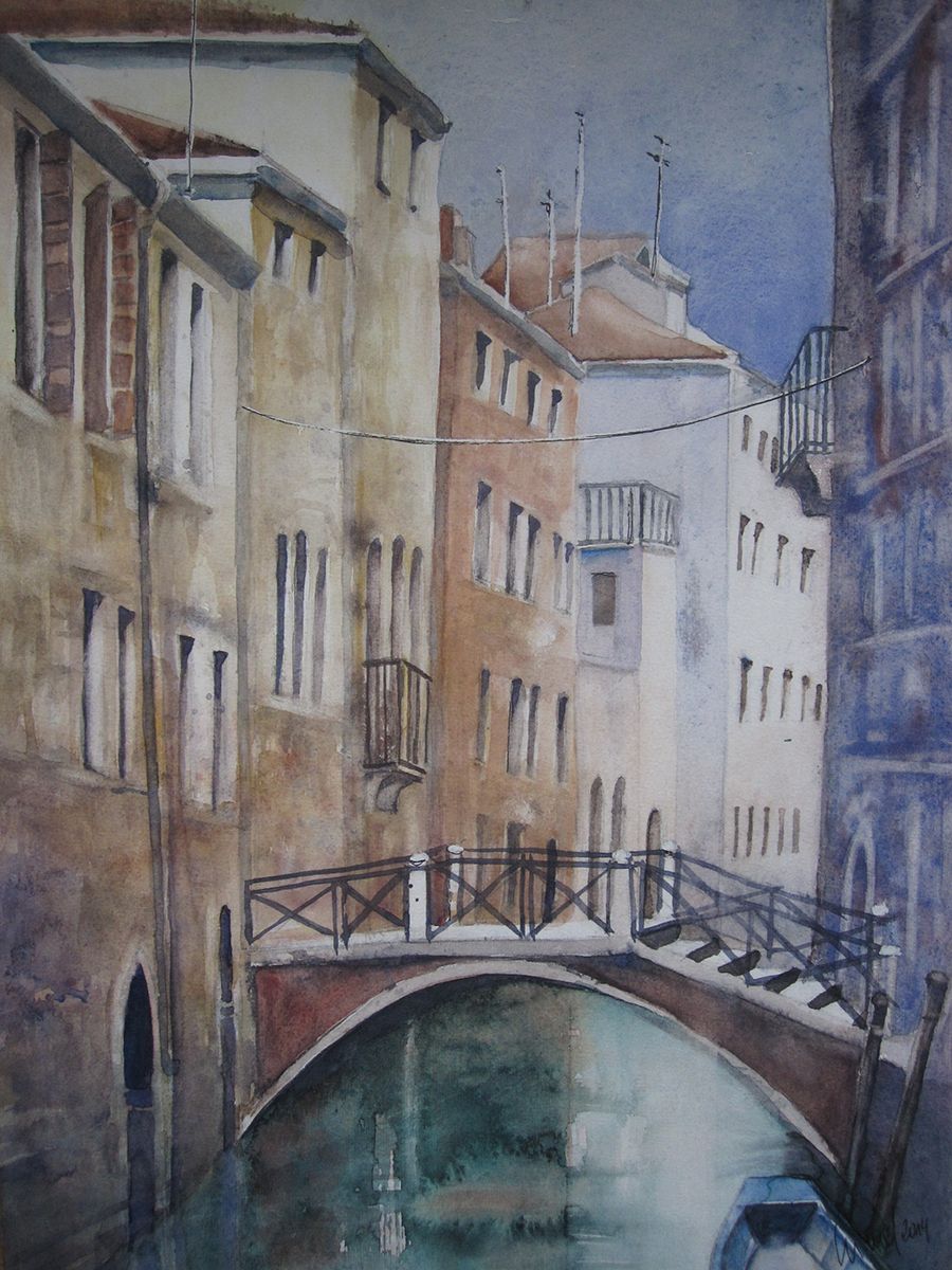 Venedig, 2014, 45 x 32 cm, Ingrespapier